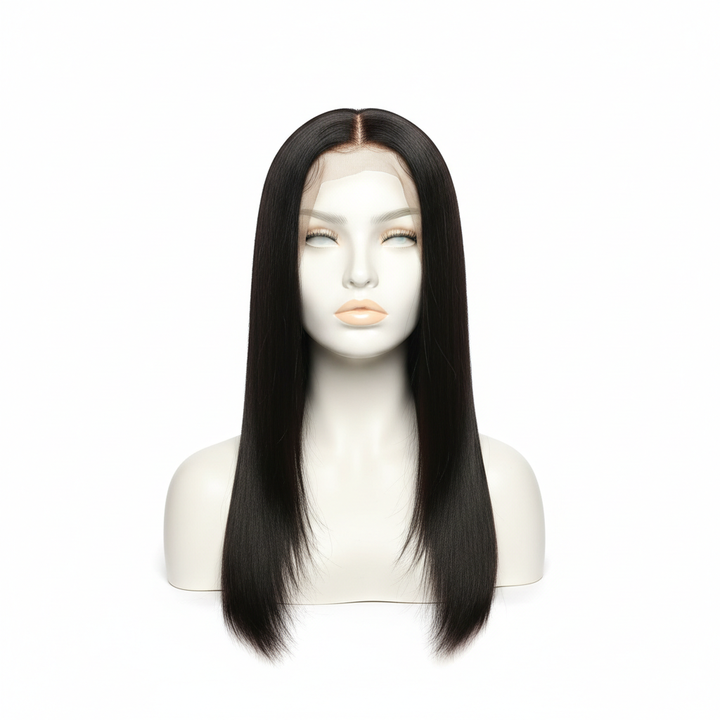 HD Lace Front Wig – Bone Straight Human Hair