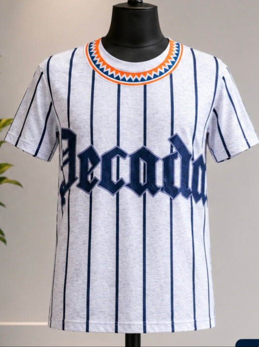 Vintage Pinstripe Graphic T-Shirt sixe: Xl