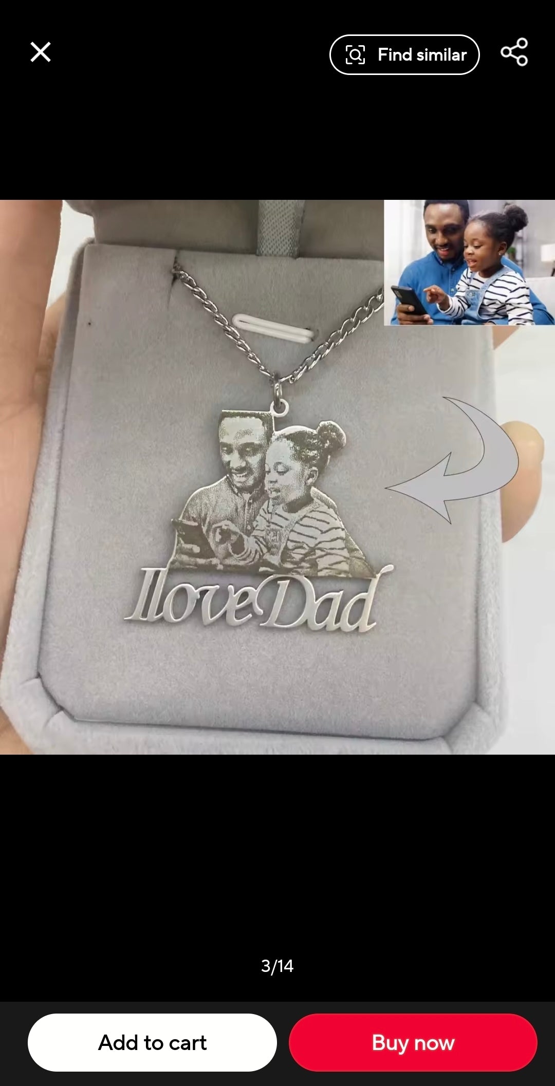 Custom Photo Engraved Necklace Personalized Mother's Day Gift Custom Portrait Pendant Memorial Family Jewelry Gifts for Woman