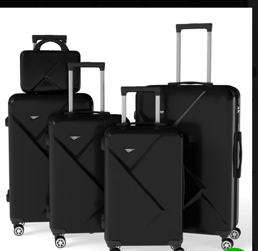Ystyle 5-Piece Rigid Luggage Set