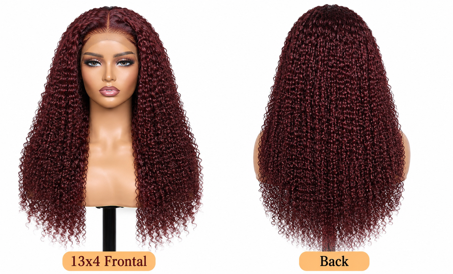 13*4 frontal wig pixie curly 250%
 22inch