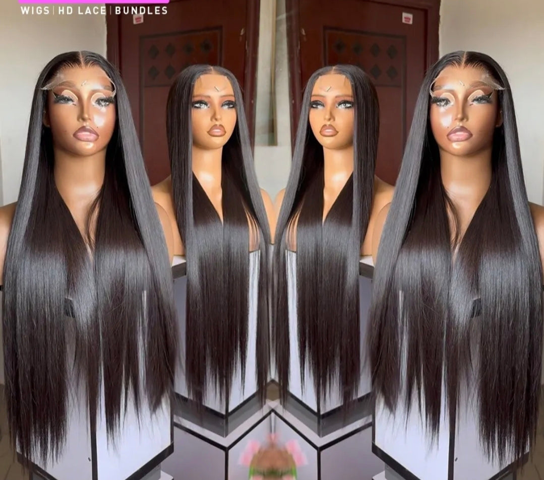 Bone straight 100% human hair 30inch