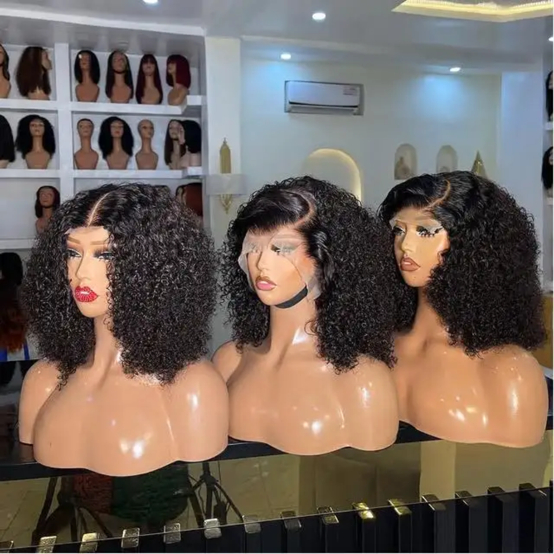 Luxury Kinky Curly Lace Front Wig | 250% Density Human Hair Wig 22inch