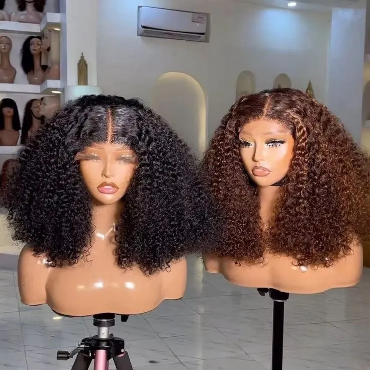Luxury Kinky Curly Lace Front Wig | 250% Density Human Hair Wig 22inch