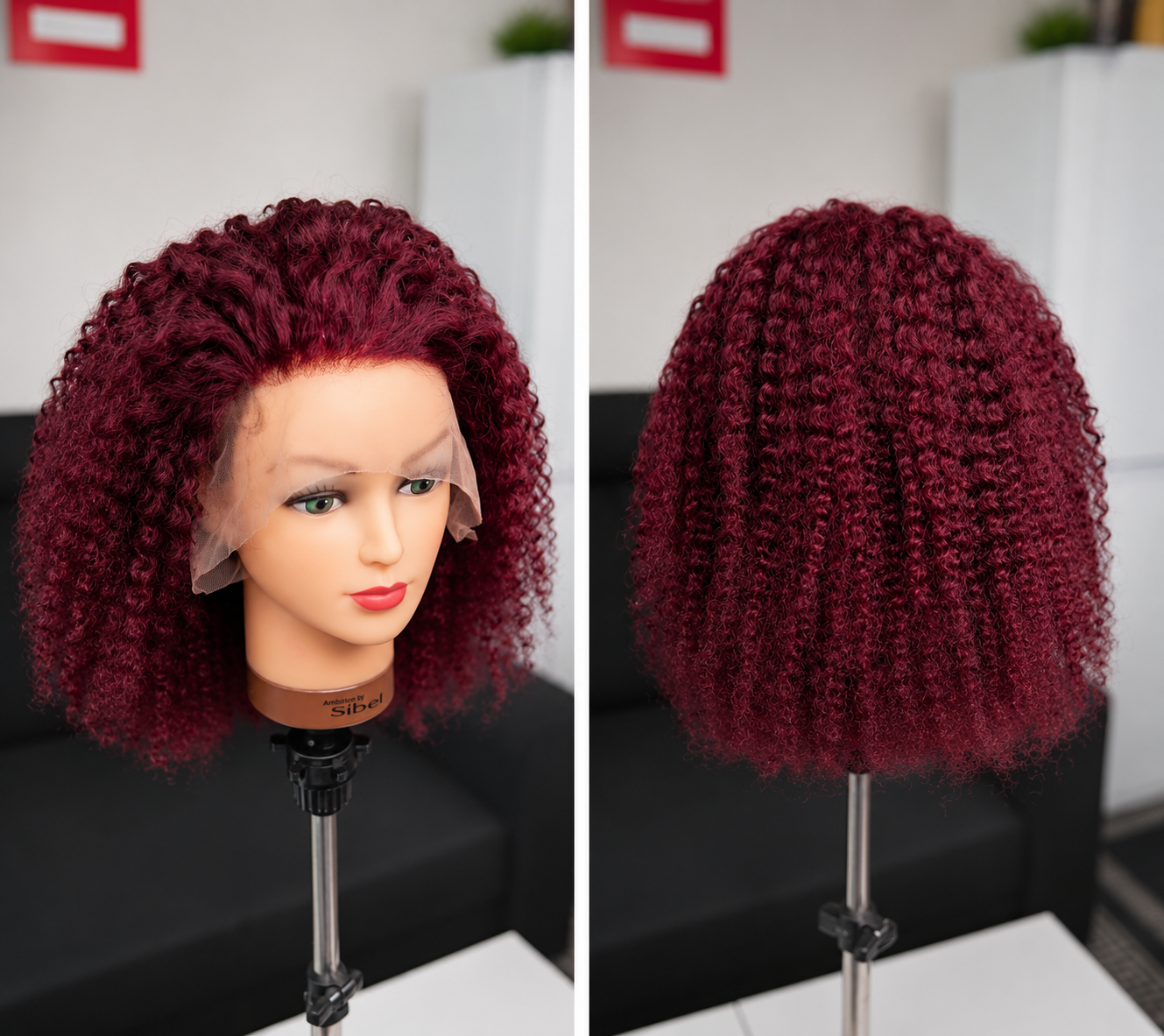 Kinky curl 100% human hair 14inch